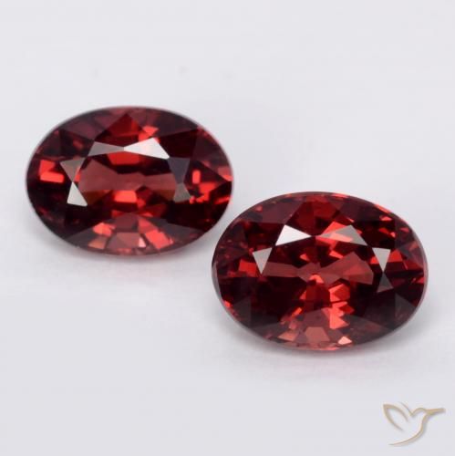 2.38 ct Oval Cut Pyrope Garnet, 7.1 x 5.2 mm From Mozambique, Photo A