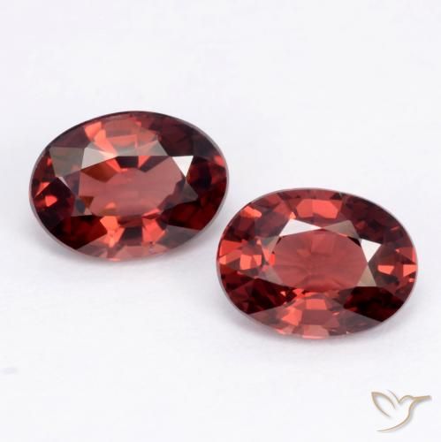 1.98ctw Natural Dark Red Pyrope Garnet, Oval, VVS-VS
