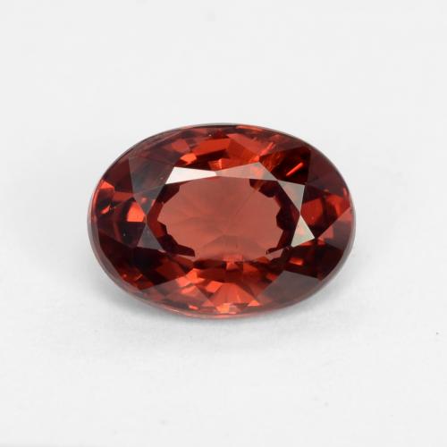 Rojo oscuro Granate Piropo Gema - 1ct Forma ovalada (ID: 543547)