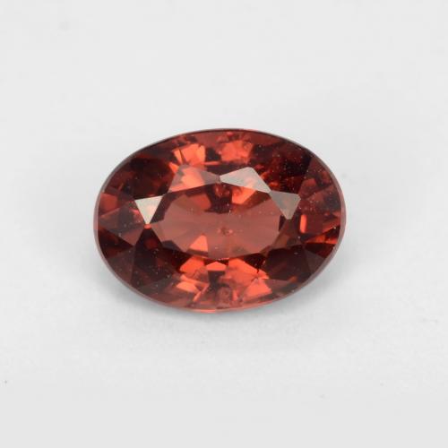 7 x 5,1mm Granato piropo rosso Ovale sfaccettato dal Mozambico, peso di 1,05 ct, pietra preziosa naturale non trattati in purezza VS, Granato piropo 1pz - il colore è Rosso scuro, durezza Mohs di 6,5 - 7,5 adatto per gioielli da indossare ogni giorno, Photo A