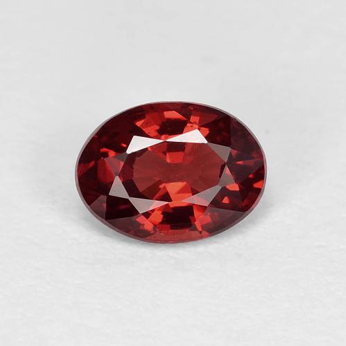 Rojo oscuro Granate Piropo Gema - 1ct Forma ovalada (ID: 543562)