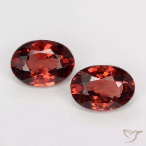 2.00ctw Natural Deep Scarlet Red Pyrope Garnet, Oval, VS