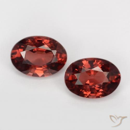 2.00ctw Natural Deep Scarlet Red Pyrope Garnet, Oval, VS