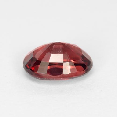 Pyrope Garnet Gemstone in 7 x 5.2 mm Size for Sale, Pyrope Garnet Stone in Dark Red Color