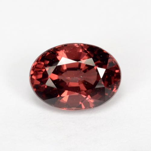 7 x 5,2mm Granato piropo rosso taglio ovale dal Mozambico, peso di 1,27 ct, pietra preziosa naturale non trattati in purezza VS, 1 pezzo Granato piropo Ovale sfaccettato - Colore: Rosso scuro, durezza Mohs di 6,5 - 7,5 adatto per gioielli da indossare ogni giorno , Photo A