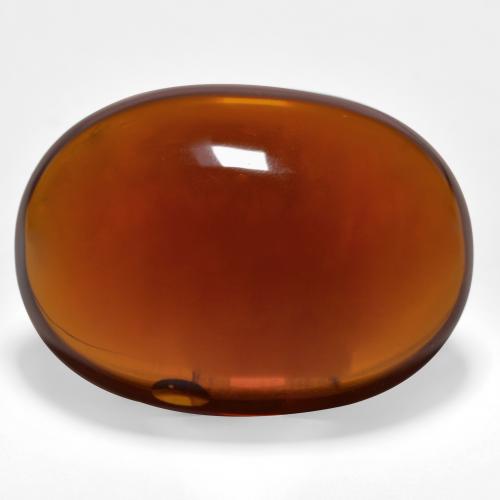 46.09 ct Red Pyrope Garnet Gemstone, Pyrope Garnet Gem in Oval Cabochon Shape for Sale.