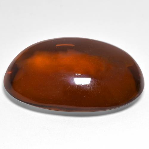 Pyrope Garnet Gemstone in 30 x 21.7 mm Size for Sale, Pyrope Garnet Stone in Medium Red Color