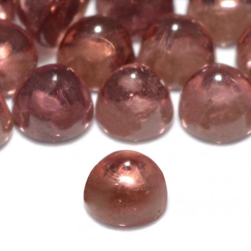 Pyrope Garnet Gemstones in 2 mm (calibrated) Size for Sale, Pyrope Garnet Stones in Light Red Color