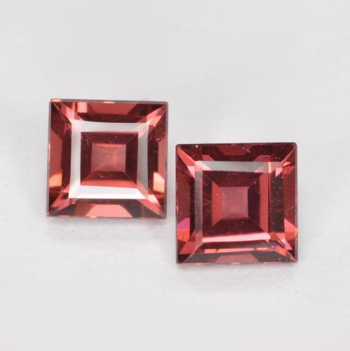 Medium Red Pyrope Garnet Gem - 0.5ct Square Facet (ID: 558055)