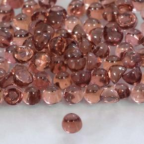 0.55 ctw Red Pyrope Garnet Gemstones, Pyrope Garnet Gems in Round Cabochon Shape for Sale.