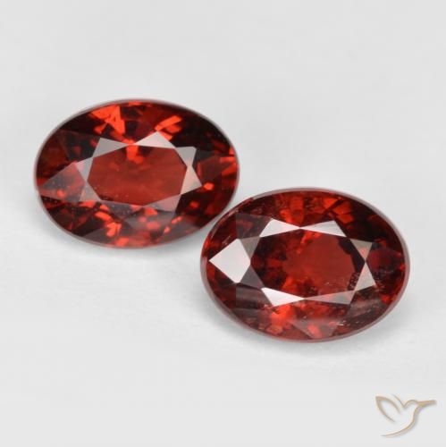 2.33 ct Oval Cut Pyrope Garnet, 7.1 x 5.2 mm From Mozambique, Photo A