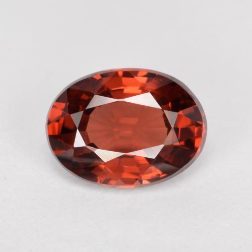 Rojo oscuro Granate Piropo Gema - 1ct Forma ovalada (ID: 561942)