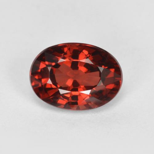 Rojo oscuro Granate Piropo Gema - 1ct Forma ovalada (ID: 563780)