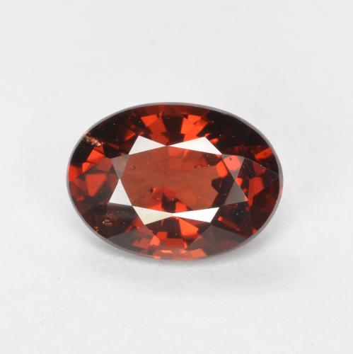 Темно-красный Гранат Пироп Камень - 1ct Фасетный Овал (ID: 564372)