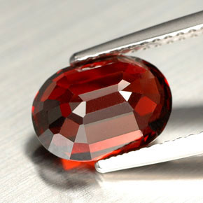 Pyrope Garnet Gemstone in 9.7 x 7.1 mm Size for Sale, Pyrope Garnet Stone in Red Color