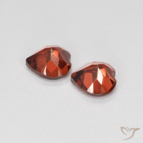 Pyrope Garnet Gemstones in 5 x 5 mm (calibrated) Size for Sale, Pyrope Garnet Stones in Bright Red Color