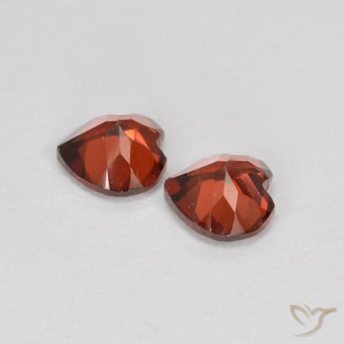 Pyrope Garnet Gemstones in 5 x 5 mm (calibrated) Size for Sale, Pyrope Garnet Stones in Bright Red Color