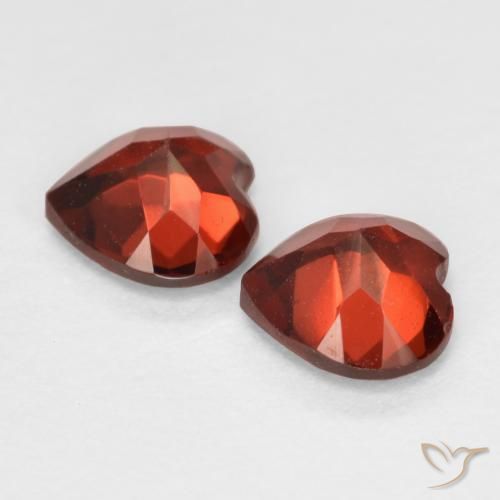 Pyrope Garnet Gemstones in 5 x 5 mm (calibrated) Size for Sale, Pyrope Garnet Stones in Bright Red Color