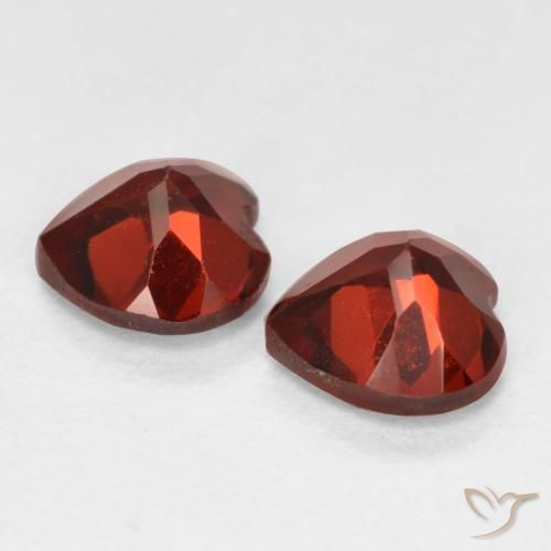 Pyrope Garnet Gemstones in 5 x 5 mm (calibrated) Size for Sale, Pyrope Garnet Stones in Sangria Red Color