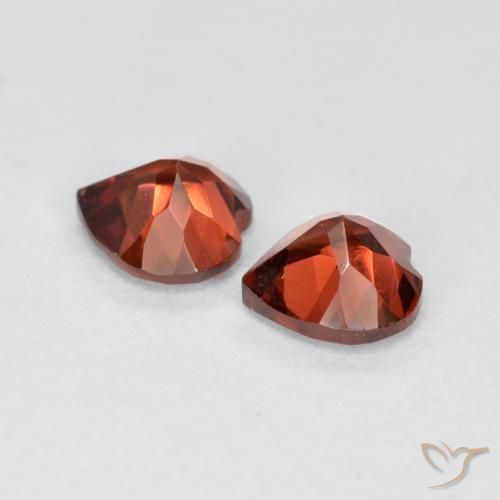 Pyrope Garnet Gemstones in 5 x 5 mm (calibrated) Size for Sale, Pyrope Garnet Stones in Bright Red Color