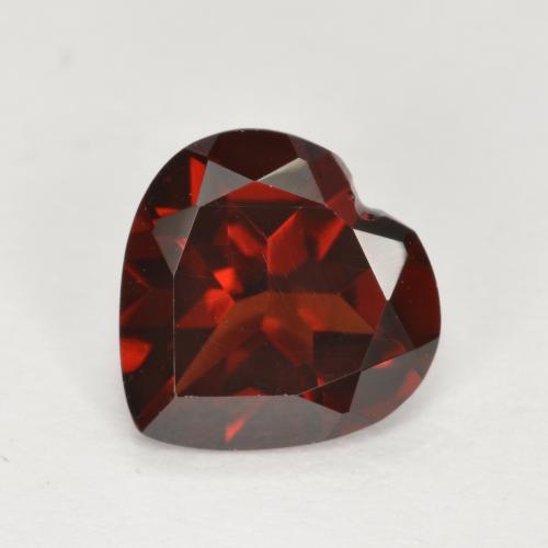 Deep Blood Red Гранат Пироп Камень - 1.9ct Фасетная огранка формы Сердце (ID: 573123)
