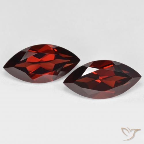 4.63 ct Marquise Cut Pyrope Garnet, 12.1 x 6.1 mm From Mozambique, Photo A
