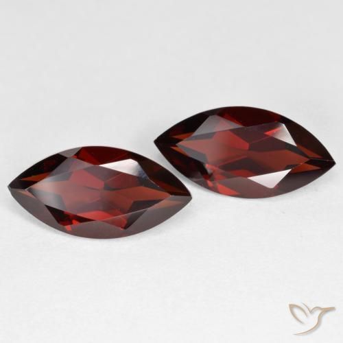 4.13 ctw Red Pyrope Garnet Stones, Natural Pyrope Garnet in Marquise Facet Shape for Sale