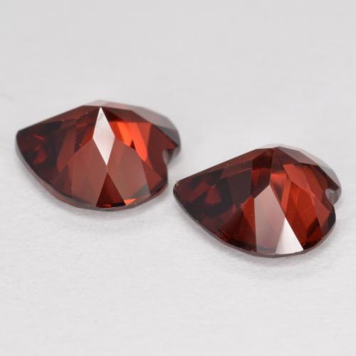 Pyrope Garnet Gemstones in 8 x 8 mm (calibrated) Size for Sale, Pyrope Garnet Stones in Medium Red Color