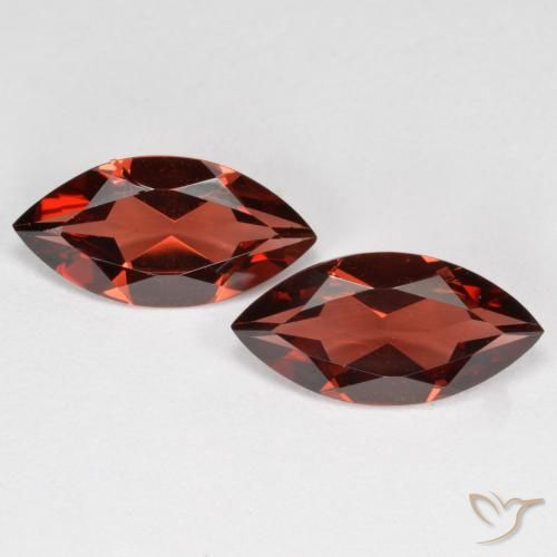 3.49 ct Marquise Cut Pyrope Garnet, 12.1 x 6 mm From Mozambique, Photo A