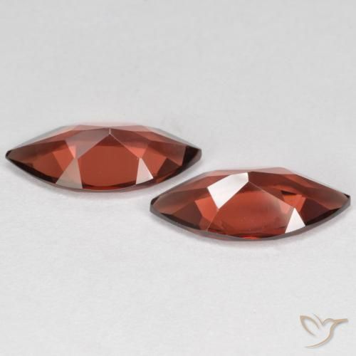 Pyrope Garnet Gemstones in 12.1 x 6 mm Size for Sale, Pyrope Garnet Stones in Sangria Red Color
