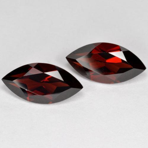 4.47 ctw Red Pyrope Garnet Stones, Natural Pyrope Garnet in Marquise Facet Shape for Sale