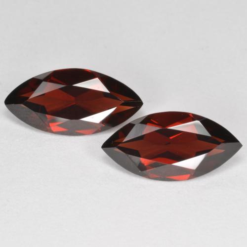 Deep Blood Red Pyrope Garnet Gem - 2ct Marquise Facet (ID: 573465)
