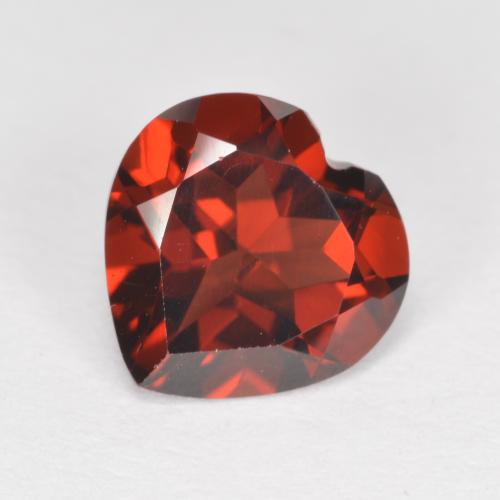 Sangria Red Гранат Пироп Камень - 2.2ct Фасетная огранка формы Сердце (ID: 573637)