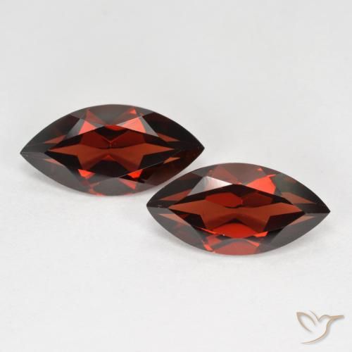 4.05 ct Marquise Cut Pyrope Garnet, 11.8 x 6 mm From Mozambique, Photo A
