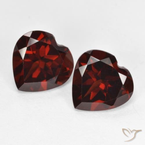 4.18ctw Natural Deep Red Pyrope Garnet, Heart, VVS-VS
