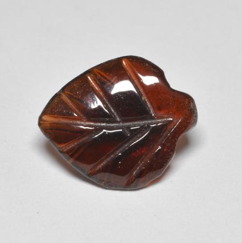 Merlot Red Гранат Пироп Камень - 2.6ct Фигурка лист (ID: 583684)
