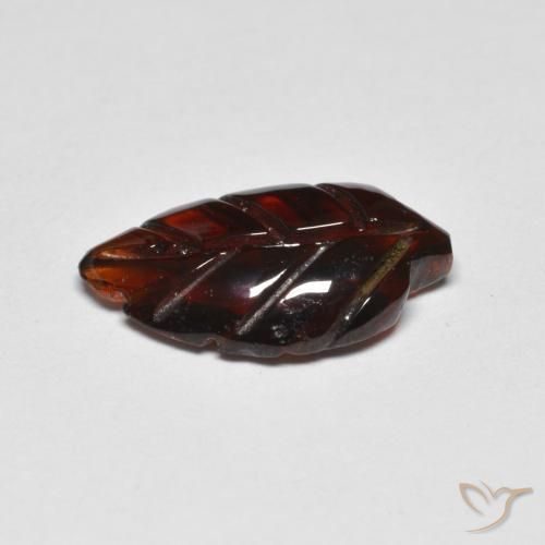 Pyrope Garnet Gemstone in 13.9 x 8 mm Size for Sale, Pyrope Garnet Stone in Dark Red Color