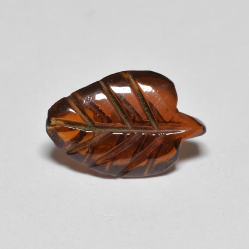 Medium Red Granato piropo Gem - 2.3ct Foglia intagliata (ID: 583717)