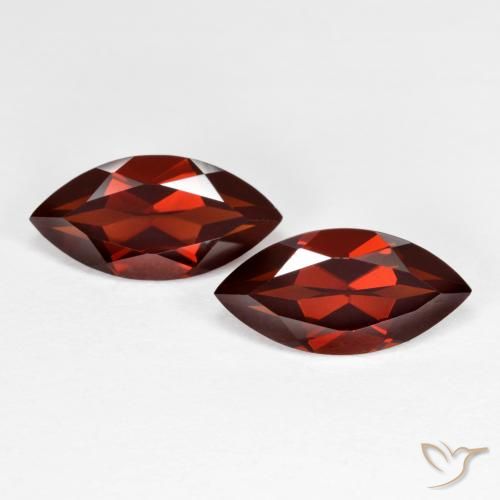 4.26 ct Marquise Cut Pyrope Garnet, 12 x 6 mm From Mozambique, Photo A