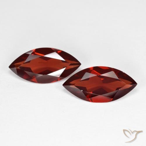 3.32 ct Marquise Cut Pyrope Garnet, 12 x 5.9 mm From Mozambique, Photo A