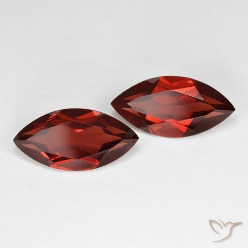 4.12 ct Marquise Cut Pyrope Garnet, 11.9 x 5.9 mm From Mozambique, Photo A