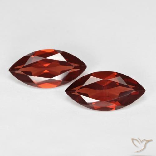 3.74 ct Marquise Cut Pyrope Garnet, 12.1 x 6 mm From Mozambique, Photo A