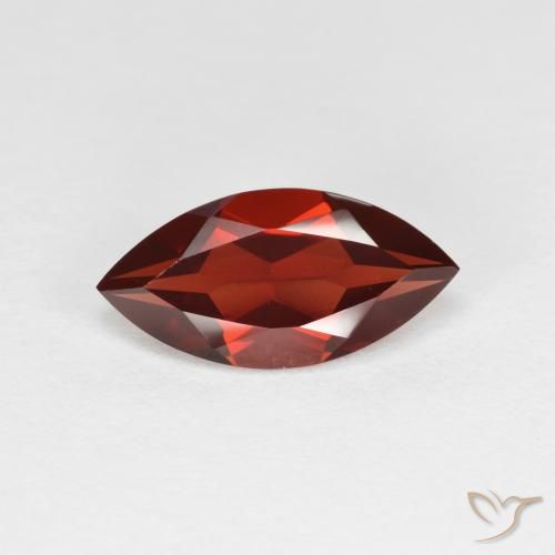 Medium Red Granato piropo Gem - 2.1ct Marquise sfaccettato (ID: 590460)