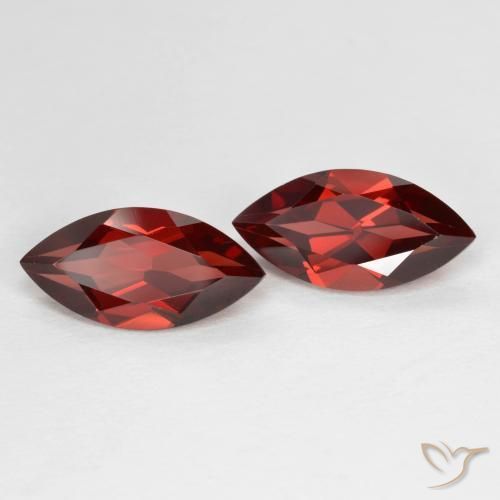 4.30 ctw Red Pyrope Garnet Stones, Natural Pyrope Garnet in Marquise Facet Shape for Sale