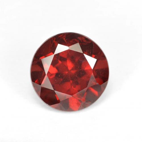 1.74 ct Red Pyrope Garnet Gemstone, Pyrope Garnet Gem in Round Facet Shape for Sale.