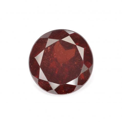 Intense Red Pyrope Garnet Gem - 1.3ct Round Facet (ID: 620020)