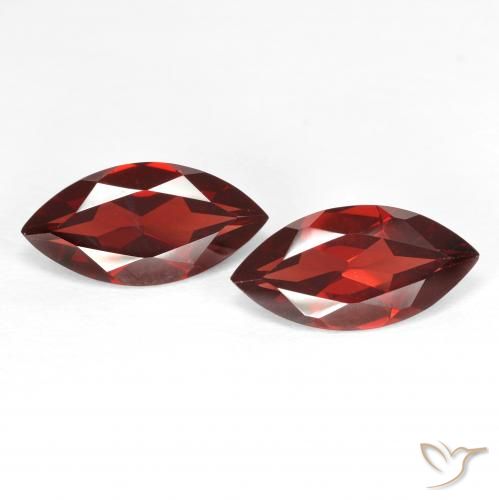 3.93ctw Natural Medium Red Pyrope Garnet, Marquise, VVS-VS
