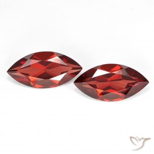 3.92ctw Natural Sangria Red Pyrope Garnet, Marquise, VS