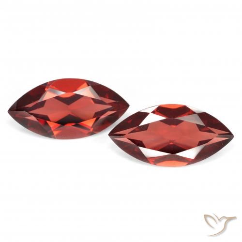 4.07ctw Natural Currant Red Pyrope Garnet, Marquise, VVS-VS