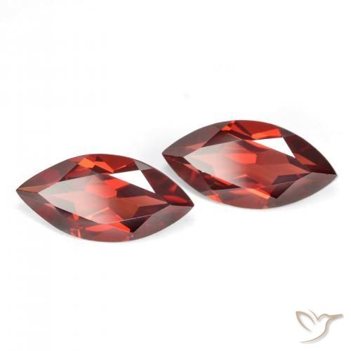 4.00 ctw Red Pyrope Garnet Stones, Natural Pyrope Garnet in Marquise Facet Shape for Sale